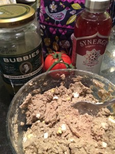 Chopped liver super food lunch 